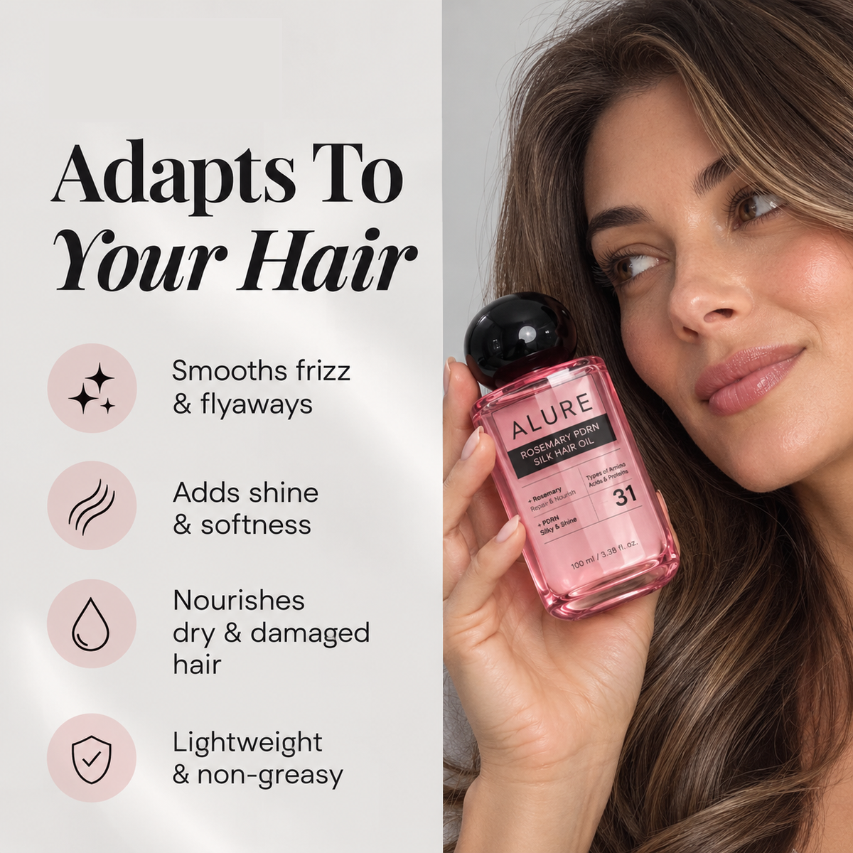 Rosemary PDRN Silk Hair Oil