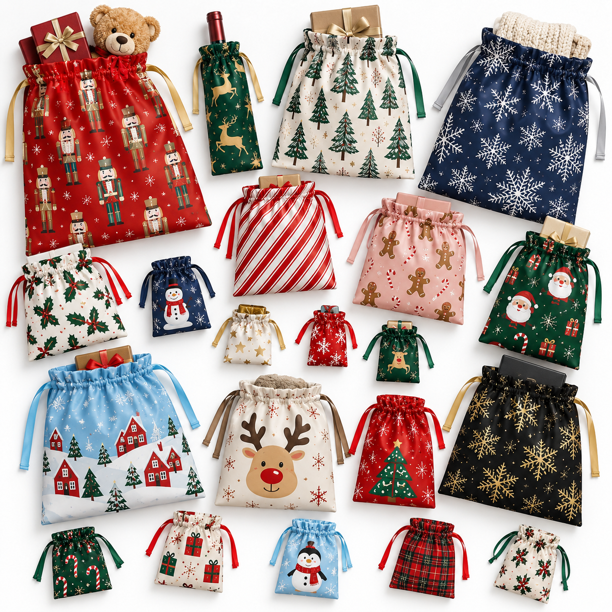 50 Piece Gift Bag & Tag Set