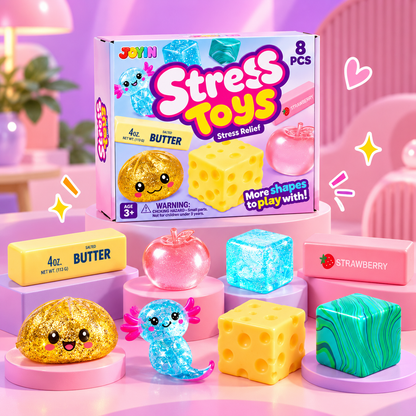Squishy Fun Box – 8pc Sensory Set