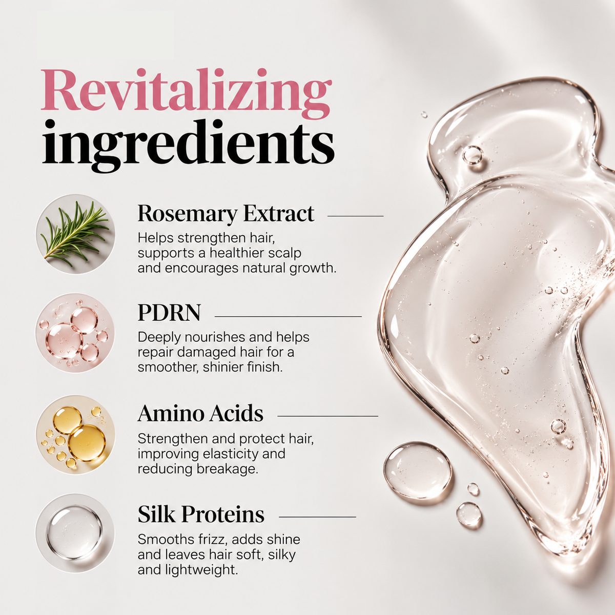 Rosemary PDRN Silk Hair Oil