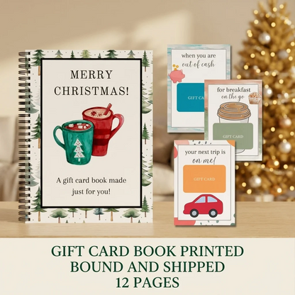 Christmas Gift Card Book