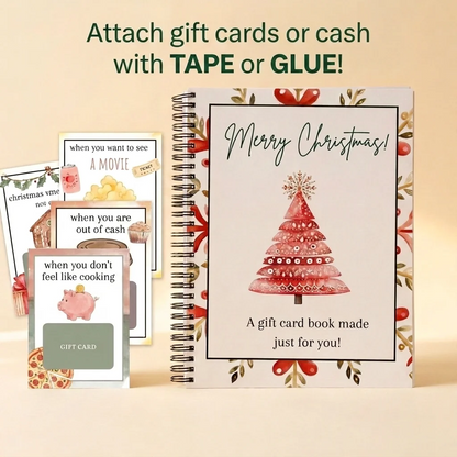Christmas Gift Card Book
