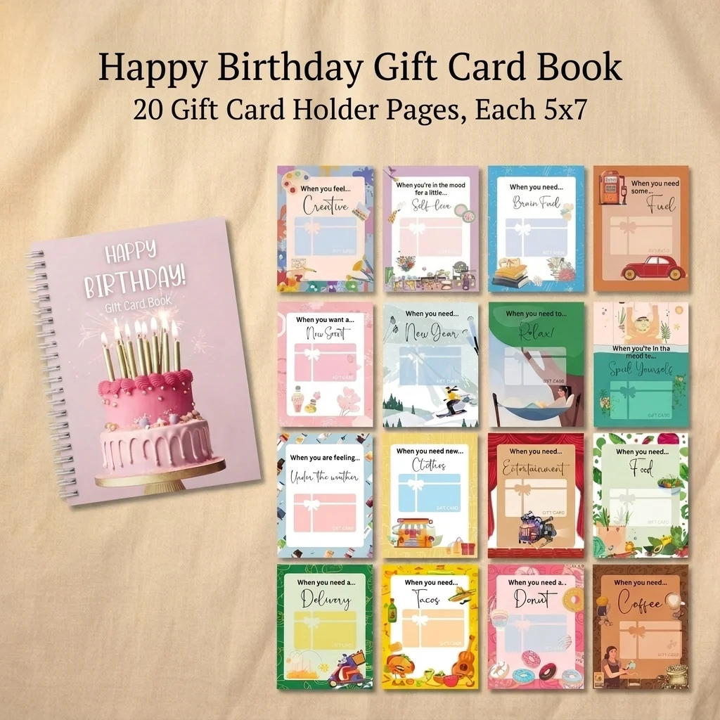Christmas Gift Card Book